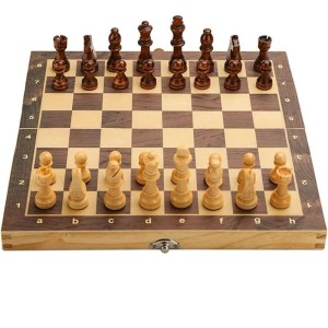 JOGO DE XADREZ GAMAO E DAMA 3 EM 1