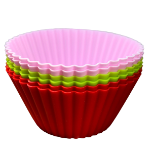 FORMA DE SILICONE CUPCAKE 6PCS
