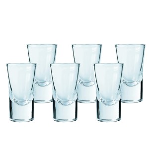 JOGO COPO DOSE DE VIDRO 6PCS 30ML
