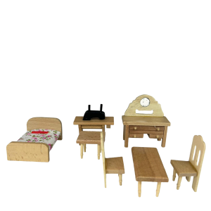 MINI CADEIRAS DE MADEIRA PARA MAQUETES