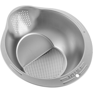 ESCORREDOR DE ARROZ AÇO INOX 27CM