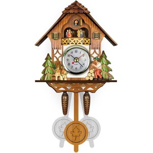 RELOGIO DE PAREDE CUCO 15X6X23CM
