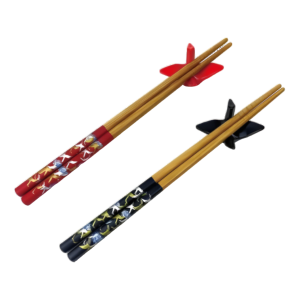 KIT HASHI DE BAMBU COM SUPORTE