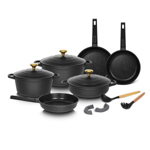 JOGO DE PANELAS DE ALUMINIO CERAMICO