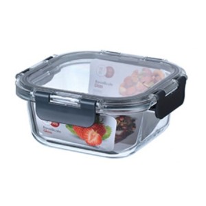 POTE DE VIDRO COM TAMPA 500ML