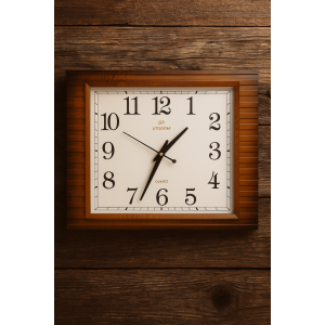 RELÓGIO DE PAREDE RETANGULAR