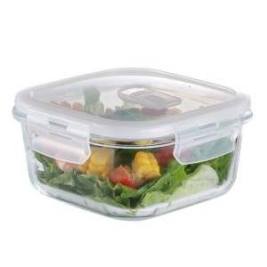 POTE DE VIDRO COM TAMPA 310ML HM2122