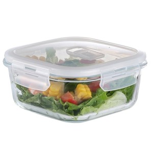 POTE DE VIDRO COM TAMPA 800ML