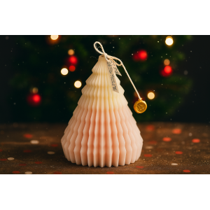 VELA NATALINA DE PARAFINA 10CM