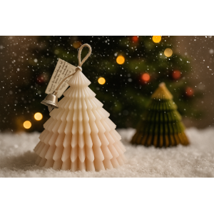 VELA NATALINA DE PARAFINA 15CM