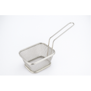 MINI CESTO DE INOX PARA BATATA FRITA 12X9X6CM