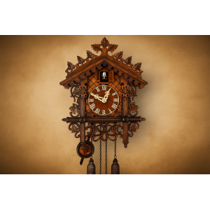 RELOGIO DE PAREDE CUCO MDF 30CM