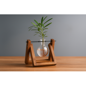 VASO DE VIDRO PARA PLANTA