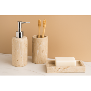 JOGO DE BANHEIRO DE CERAMICA 3PCS