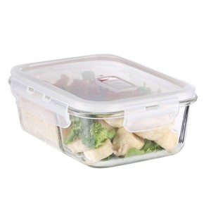 POTE DE VIDRO COM TAMPA 1000ML