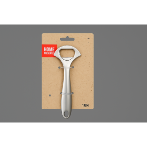 ABRIDOR DE GARRAFA DE ZINCO 17X5CM