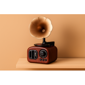 CAIXA MUSICAL GRAMOFONE