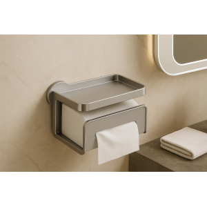 PORTA LENÇO DE PLASTICO DE PAREDE 20X14X12CM