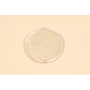 PIRES DE VIDRO ESTILO JAPONES REDONDO 8X8CM