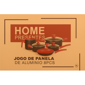 JOGO DE PANELAS DE ALUMINIO 5PCS