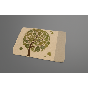 TAPETE DE BORRACHA ANTIDERRAPANTE 40X60CM