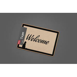 TAPETE DE BORRACHA ANTIDERRAPANTE 40X60CM