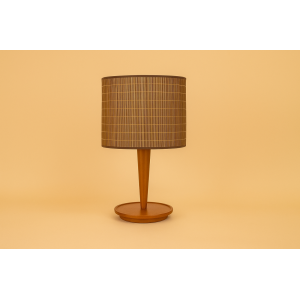 ABAJUR DE MESA DE BAMBU 45X25CM 110V