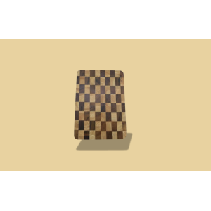 TABUA DE MADEIRA NOGUEIRA 38X35X3CM