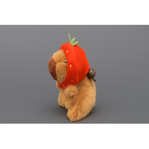 CHAVEIRO CAPYBARA MORANGO 12CM