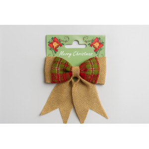 LAÇO DECORADO NATALINO 20CM