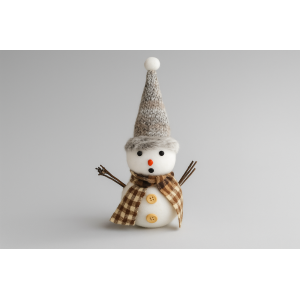 ENFEITE DE NATAL BONECO DE NEVE 16CM