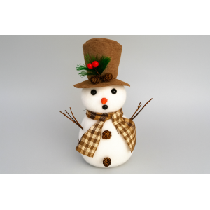 ENFEITE DE NATAL BONECO DE NEVE 26CM