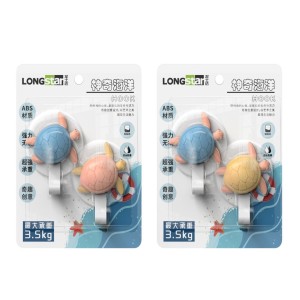 GANCHO DE PLASTICO TARTARUGA 2PCS