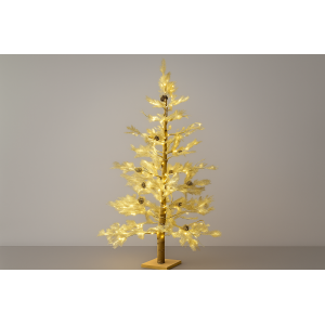ARVORE DE NATAL COM PINHA 900LED 160CM 110V
