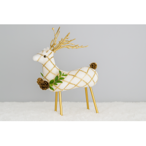 RENA NATALINA BRANCA CAMURÇA 24CM