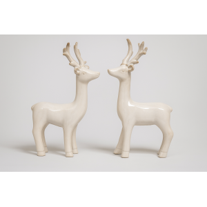 RENA NATALINA DE PORCELANA 12X6X20CM