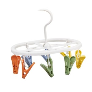 VARAL DE PLASTICO 8 PRENDEDORES