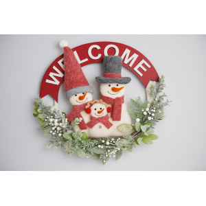 GUIRLANDA NATALINO BONECO DE NEVE 60CM