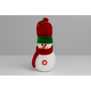 BONECO DE NEVE DE CAMURÇA 15CM