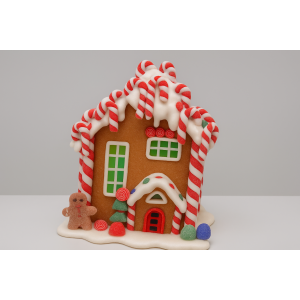 CASA NATALINA DE BISCOITO 14CM