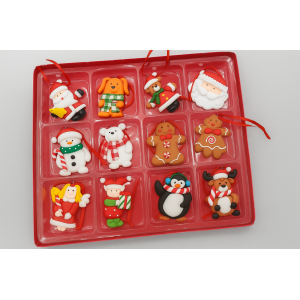 BISCOITO NATALINO 5CM 12PCS