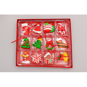 BISCOITO NATALINO 5CM 12PCS