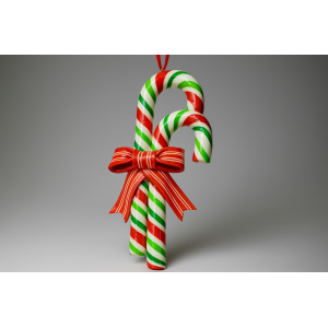 BENGALA DE CARAMELO NATALINO 14CM