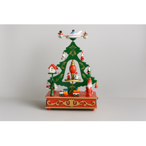 ENFEITE DE NATAL MUSICAL ARVORE 29CM