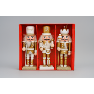 SOLDADINHO QUEBRA NOZES 3PCS 15CM