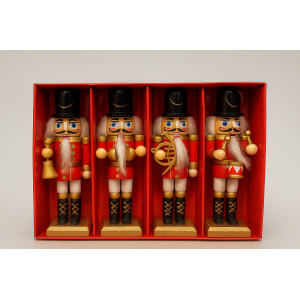 MINI SOLDADO QUEBRA NOZES 4PCS 13CM