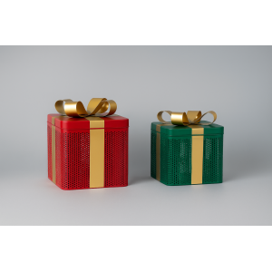 CAIXA DE PRESENTE DE METAL