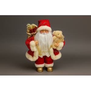 PAPAI NOEL DE LUXO 30CM