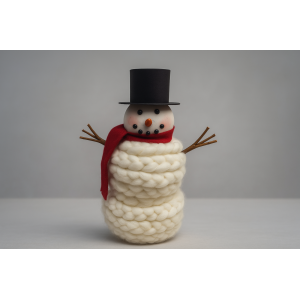 BONECO DE NEVE DE CHAPEU