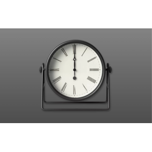 RELOGIO DE MESA DE FERRO 30CM